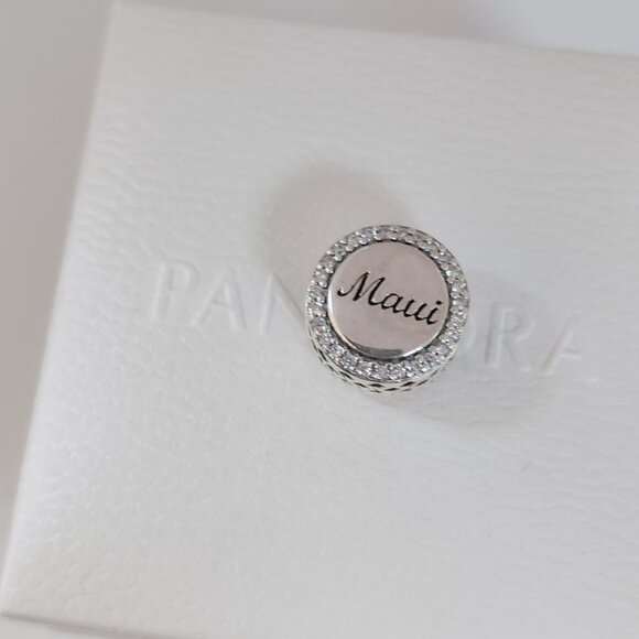 Pandora Maui Bead Charm Bracelet Pendant S925 Silver with box - Picture 8 of 8
